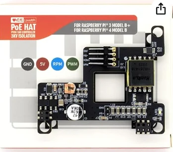 لوحة LoveRPi PoE HAT لتزويد ال - مراجعة Power Over Ethernet وسعره