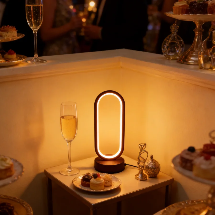 مصباح طاولة واحد، مصباح طاولة  - مراجعة Ring Light Desk Small وسعره