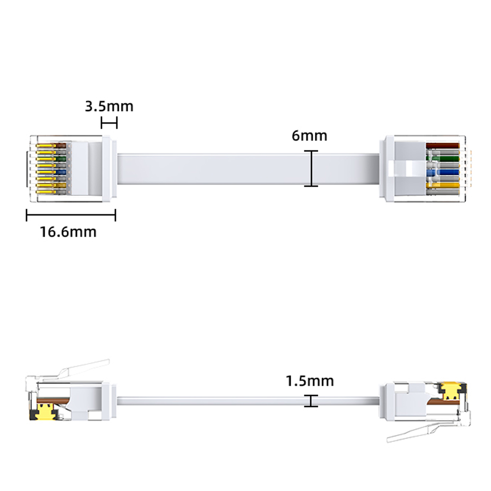 كابل إيثرنت Cat6 قصير ومسطح بط - مراجعة Power Over Ethernet وسعره