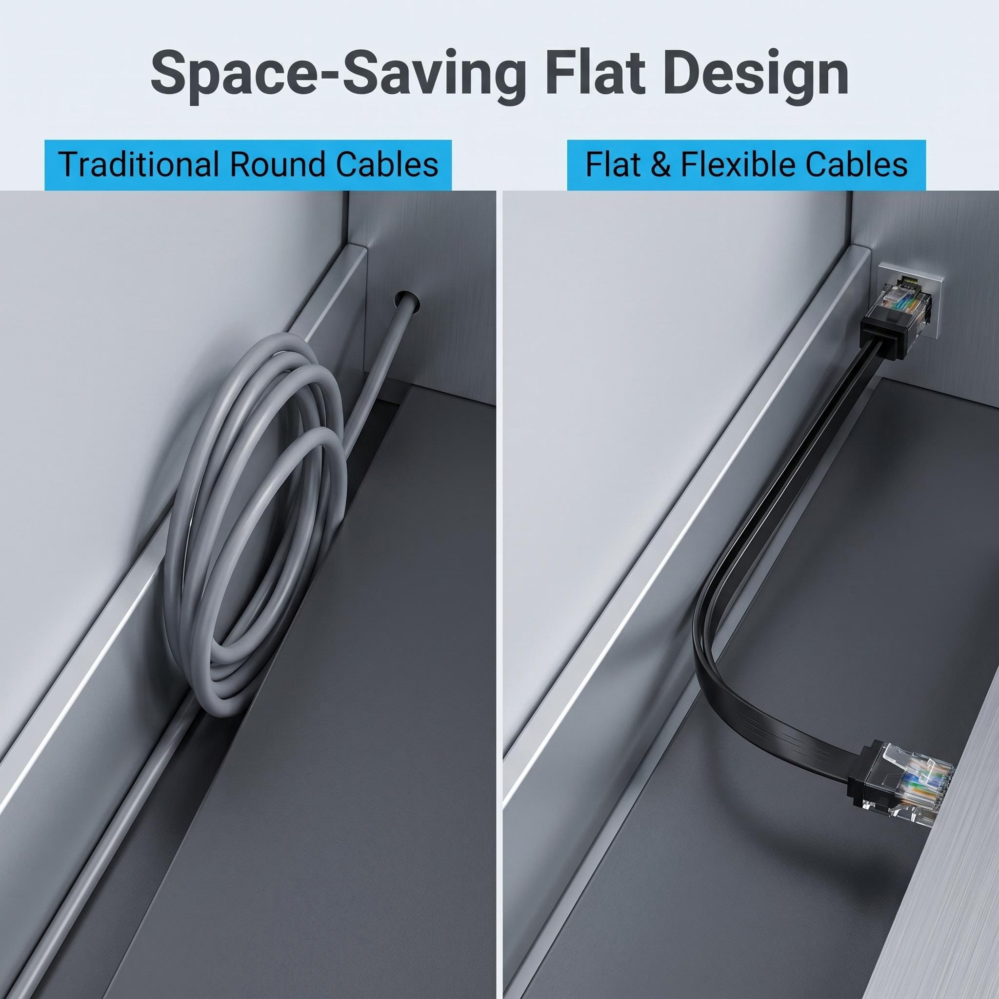 24 قطعة كابل إيثرنت CAT6 قصير  - مراجعة Power Over Ethernet وسعره